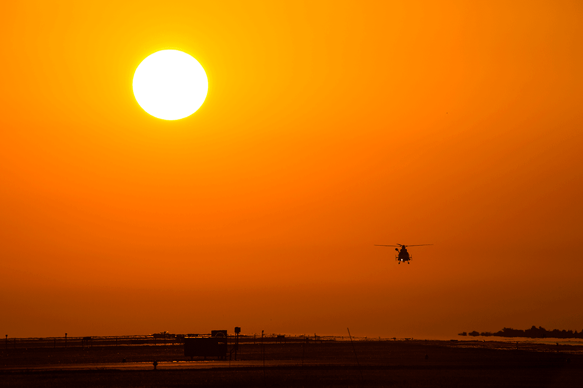 熊本空港 夕陽 飛行機撮影