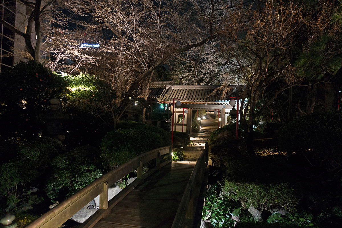ザ・プリンスさくらタワー東京の日本庭園でさくら祭