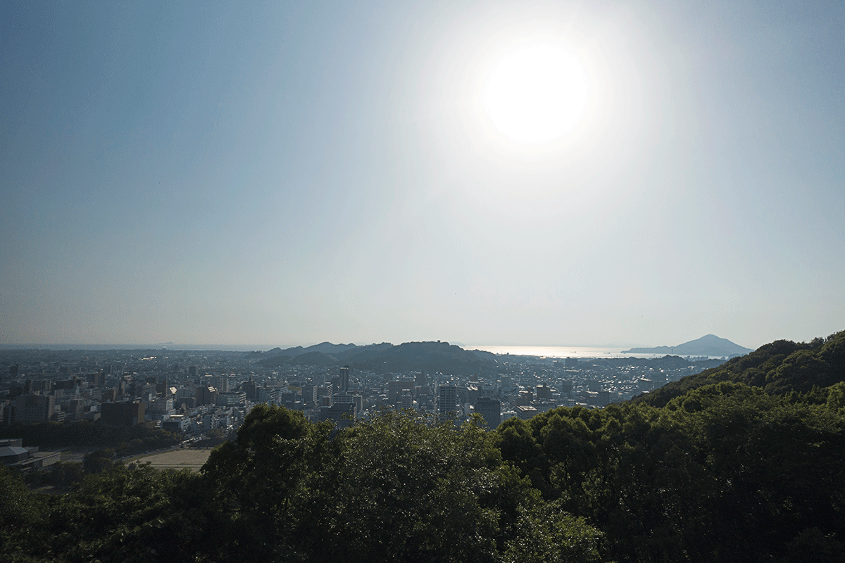 松山城からの眺め
