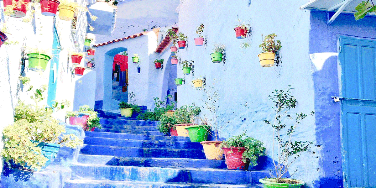 モロッコの青い街シャウエン