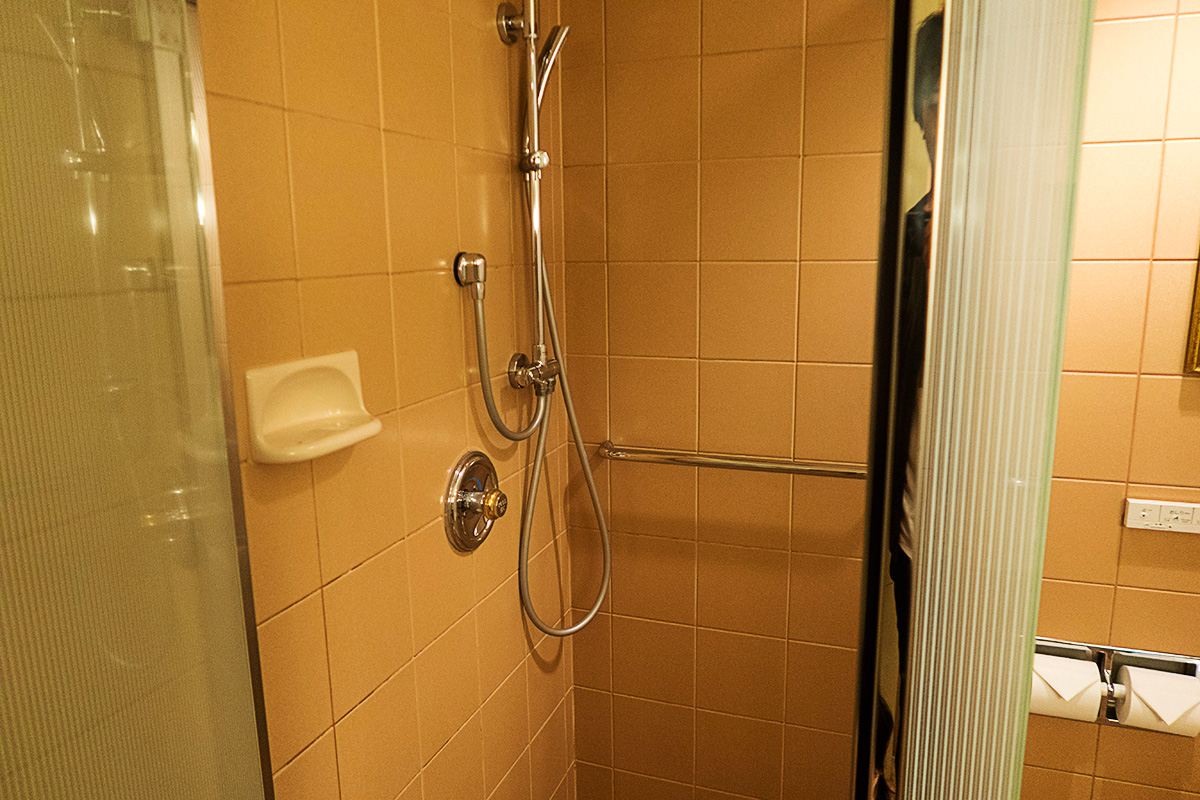 ウェスティンホテル東京のシャワーブース