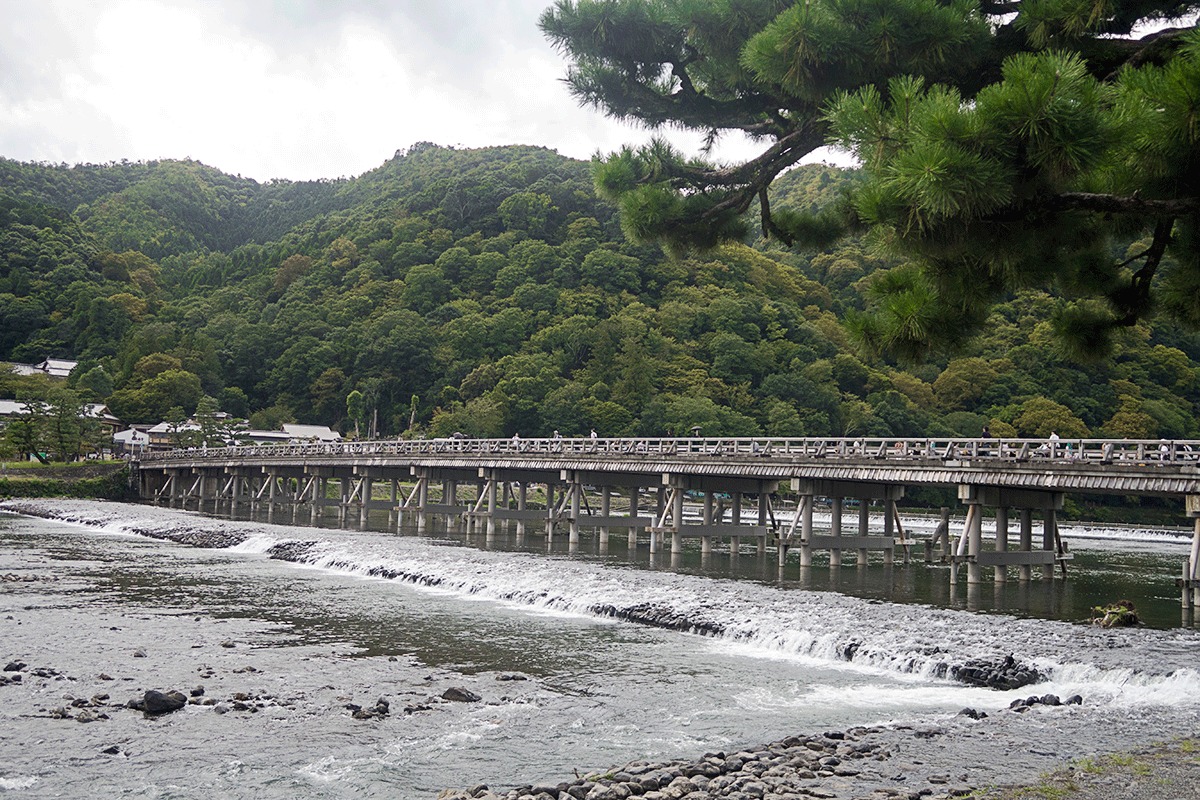嵐山の渡月橋