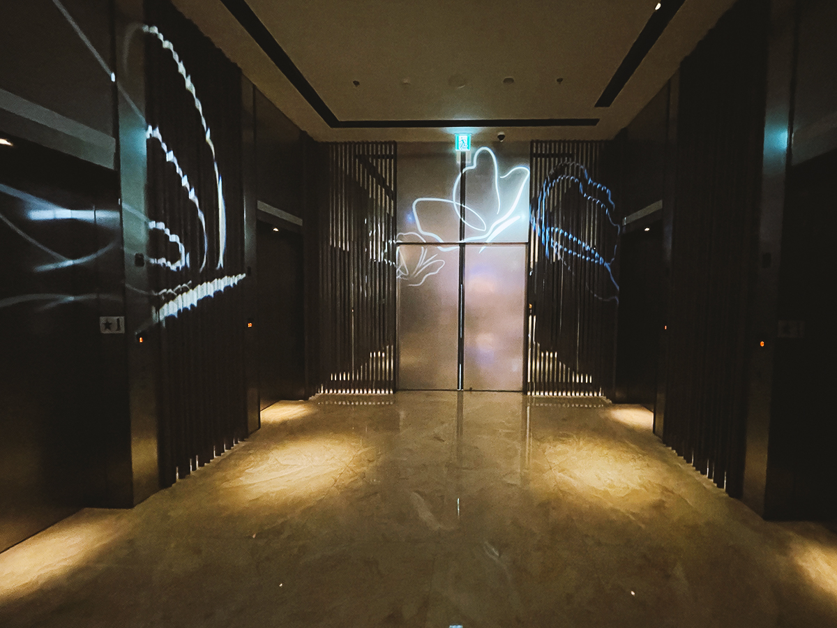 ルネッサンス台北士林ホテルのエレベーターホール